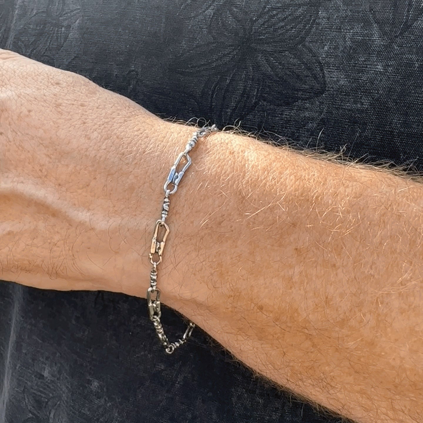 Fisher Of Men Sterling Silver 925 Fisherman Link Chain Bracelet or Necklace Inspirational Card Gift