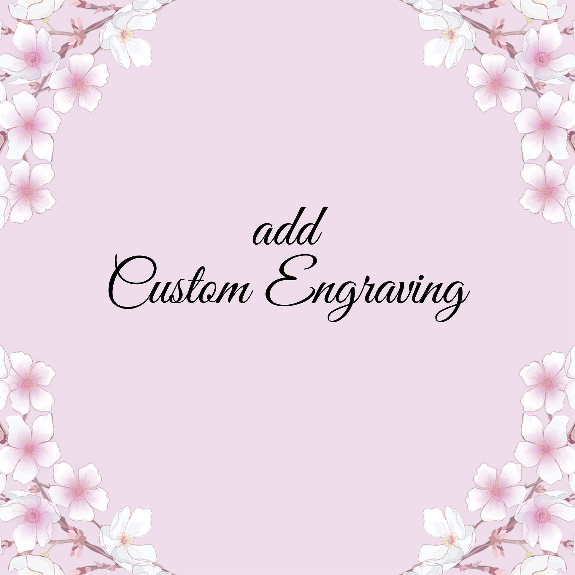 Laser Engraving | Add On Service for Jewelry Personalization