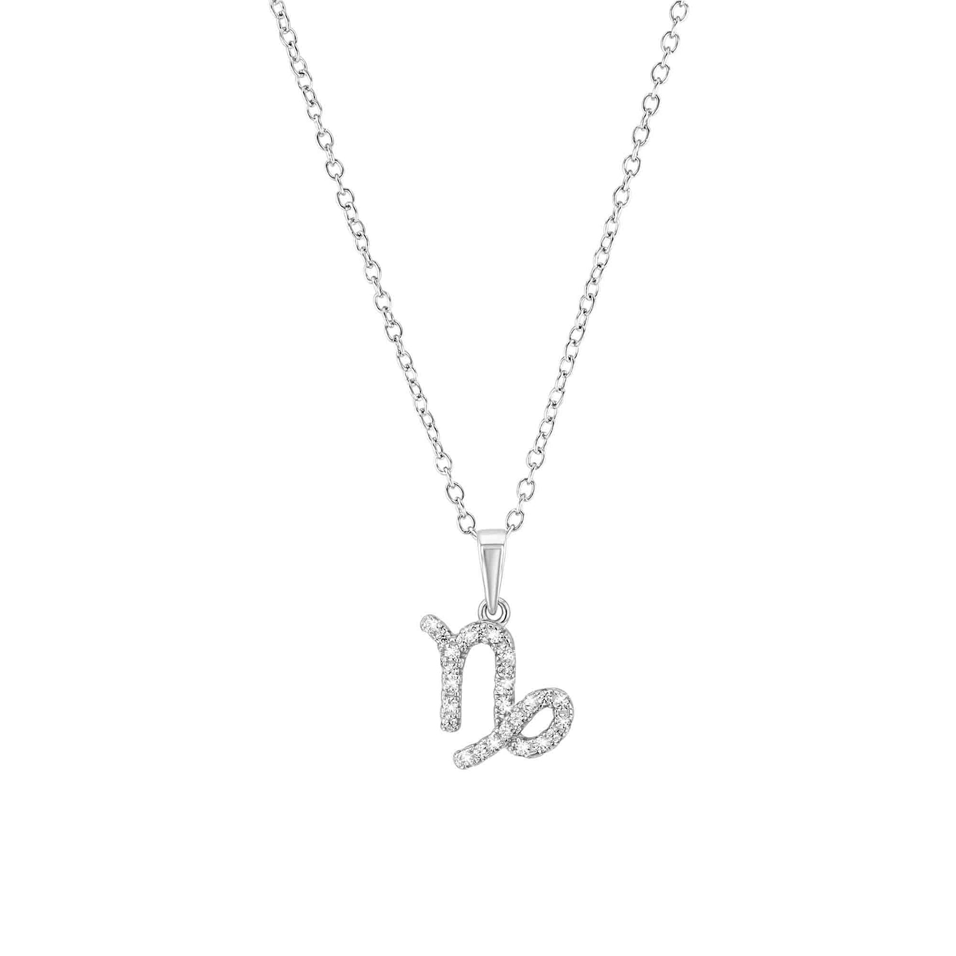 Sterling Silver Zodiac Necklace - Choose Your Star Sign