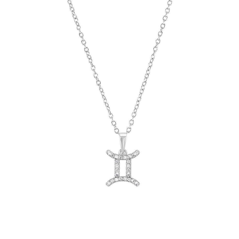 Sterling Silver Zodiac Necklace - Choose Your Star Sign