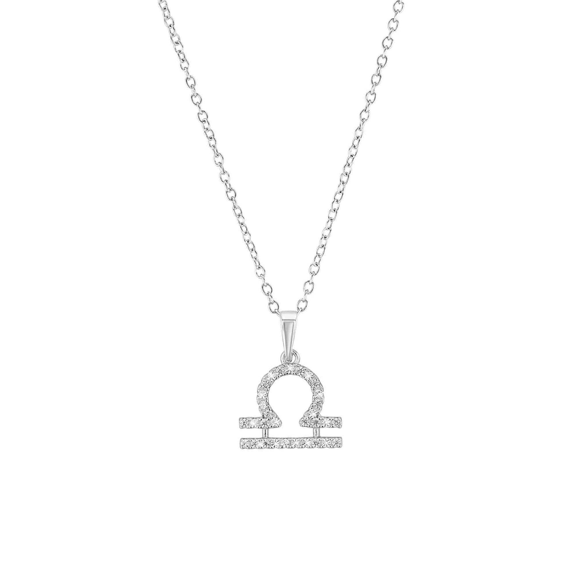 Sterling Silver Zodiac Necklace - Choose Your Star Sign