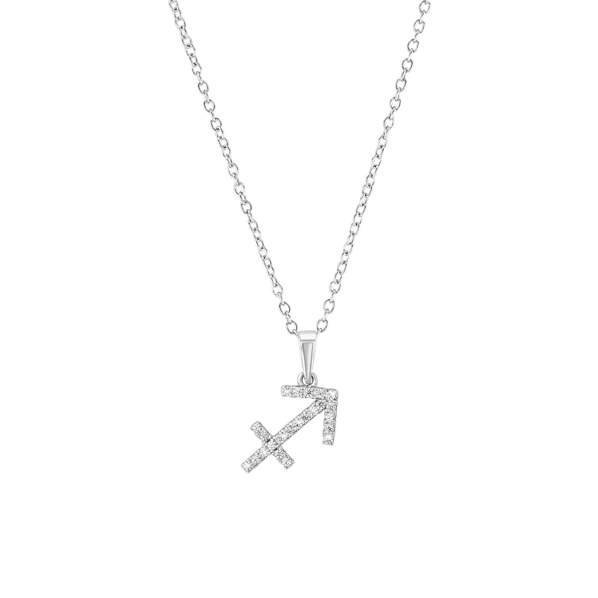 Sterling Silver Zodiac Necklace - Choose Your Star Sign