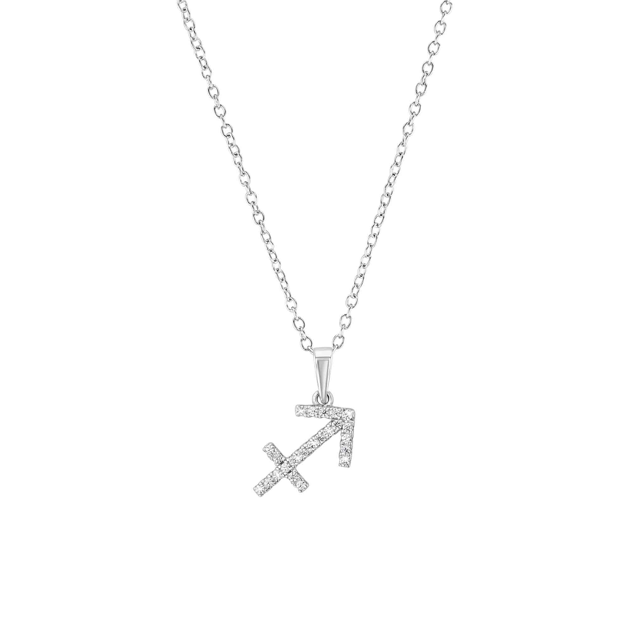 Sterling Silver Zodiac Necklace - Choose Your Star Sign