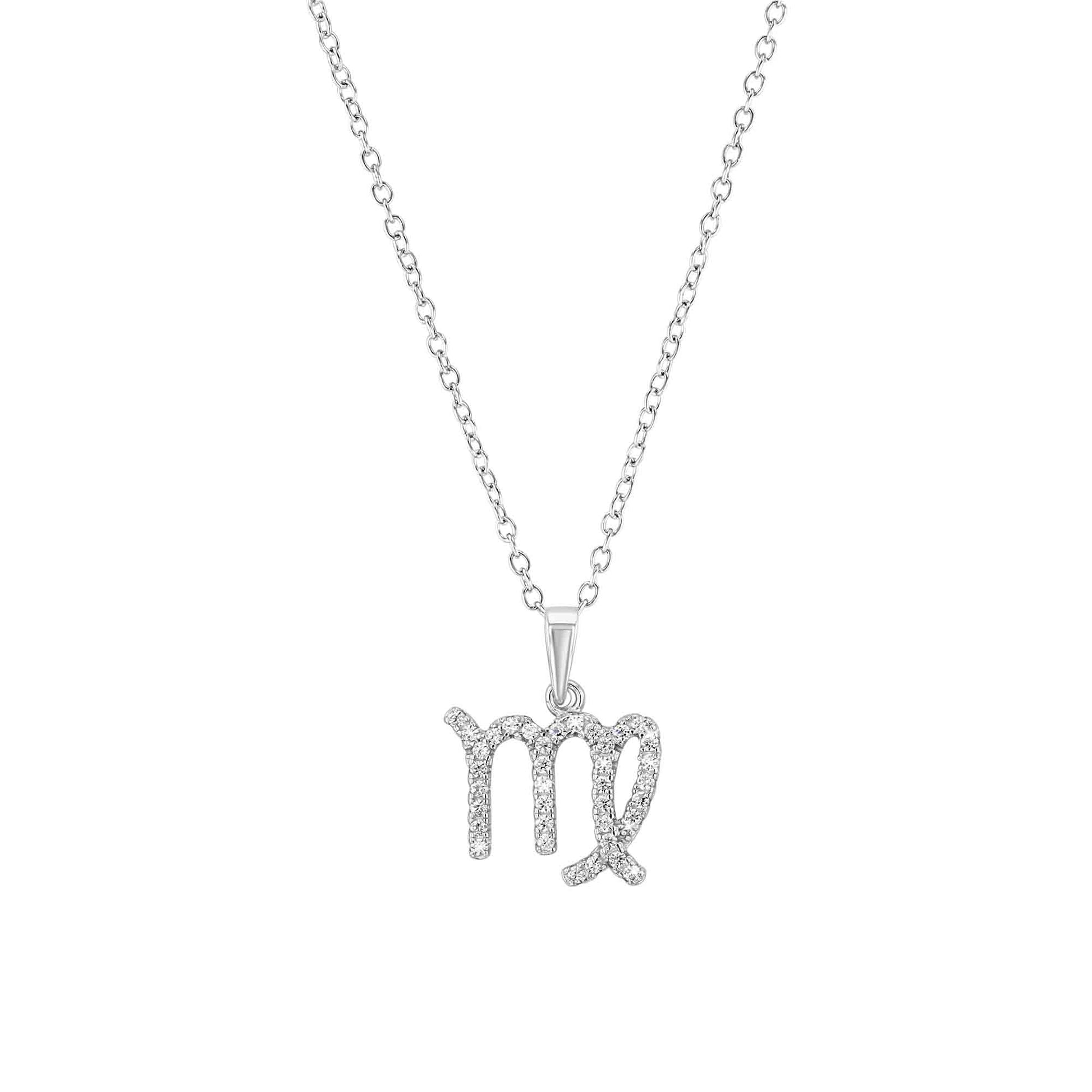 Sterling Silver Zodiac Necklace - Choose Your Star Sign