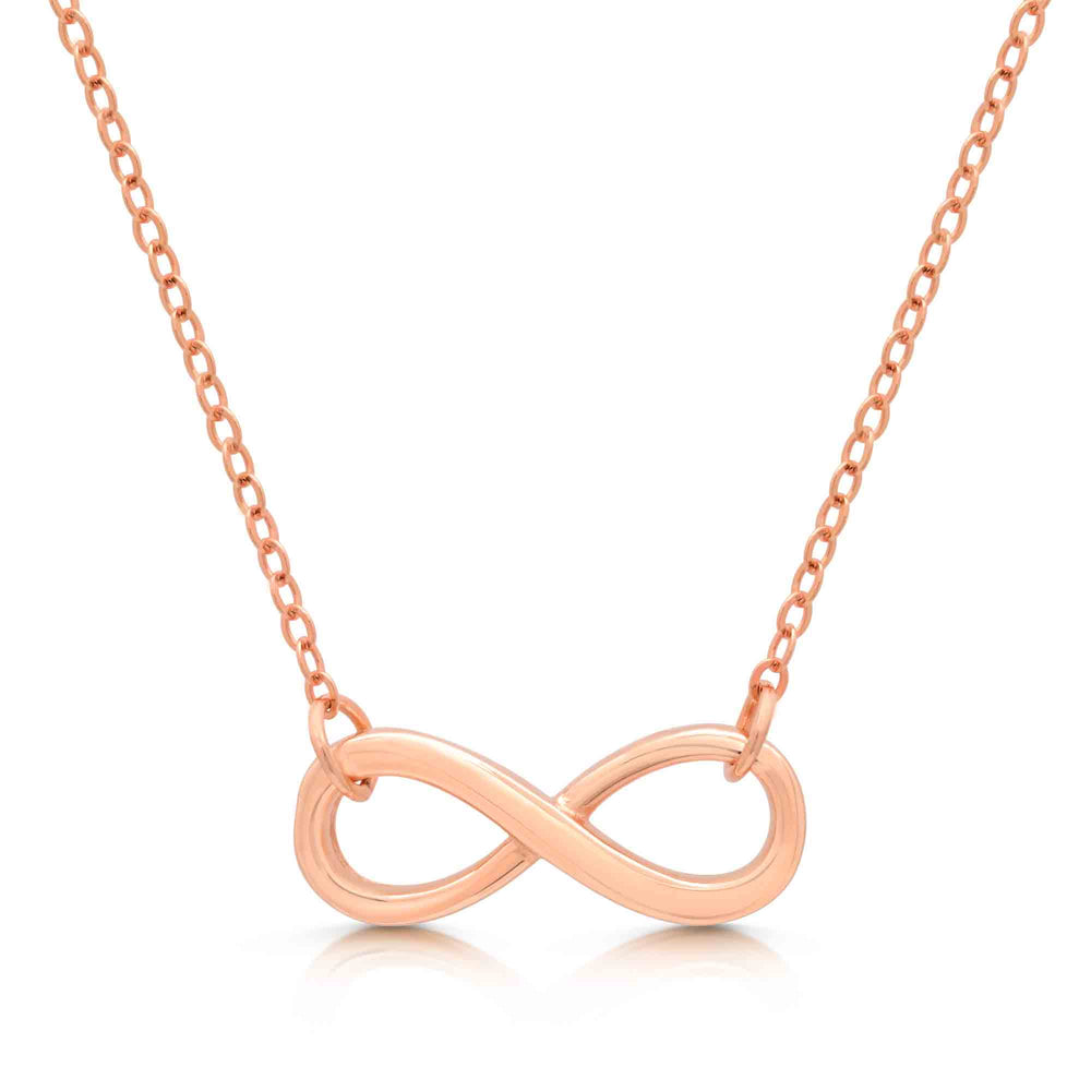 Sterling Silver Best Friend Infinity Necklace Friendship Gift for Women - Choose Style
