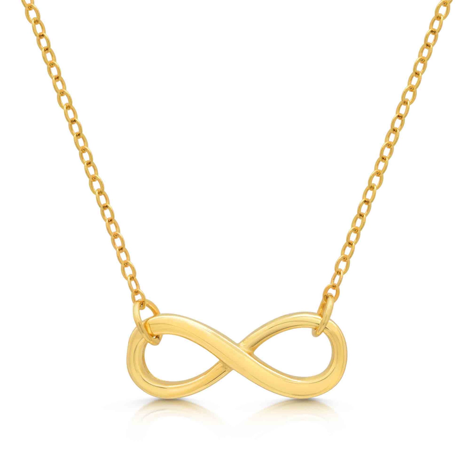 Sterling Silver Best Friend Infinity Necklace Friendship Gift for Women - Choose Style