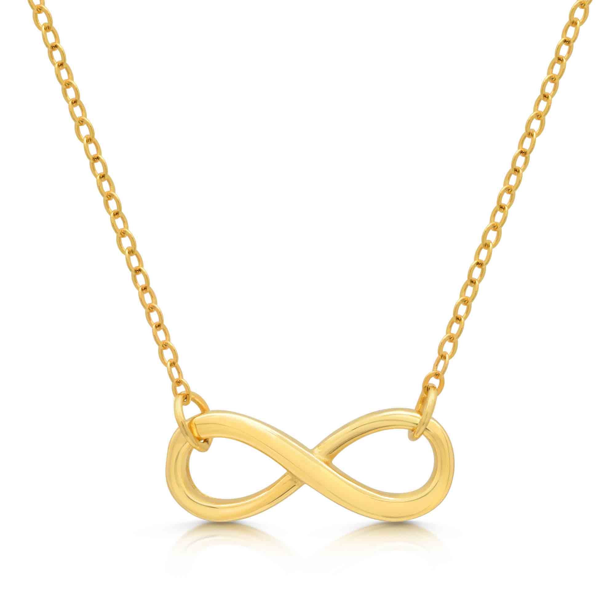 Sterling Silver Best Friend Infinity Necklace Friendship Gift for Women - Choose Style